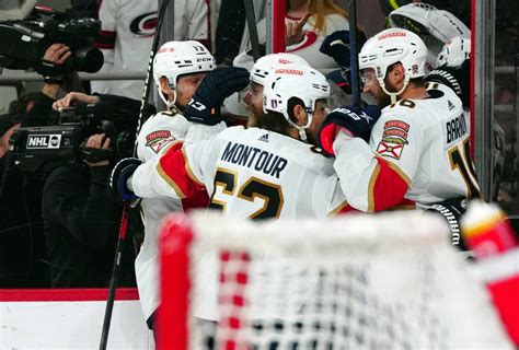 Tkachuk scores another OT winner, lifting Panthers to 2-0 series lead vs Hurricanes